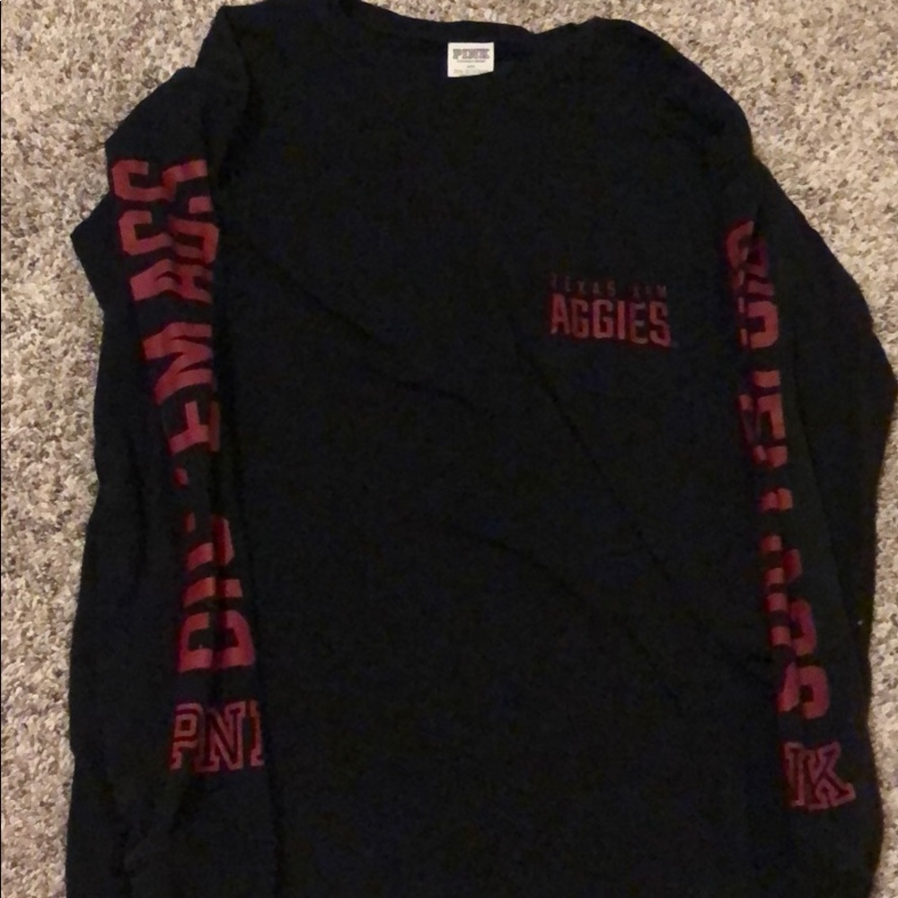 VS PINK texas a&m long sleeve